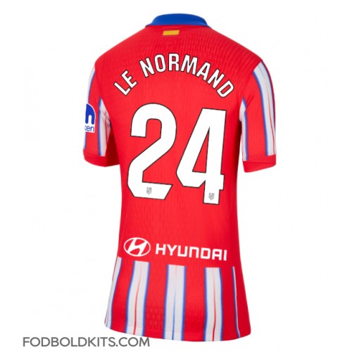 Atletico Madrid Robin Le Normand #24 Hjemmebanetrøje Dame 2024-25 Kortærmet